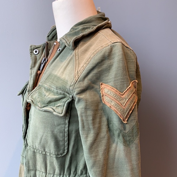 Free People Jackets & Blazers - NWOT Free People Mid Length Army two-tone jacket